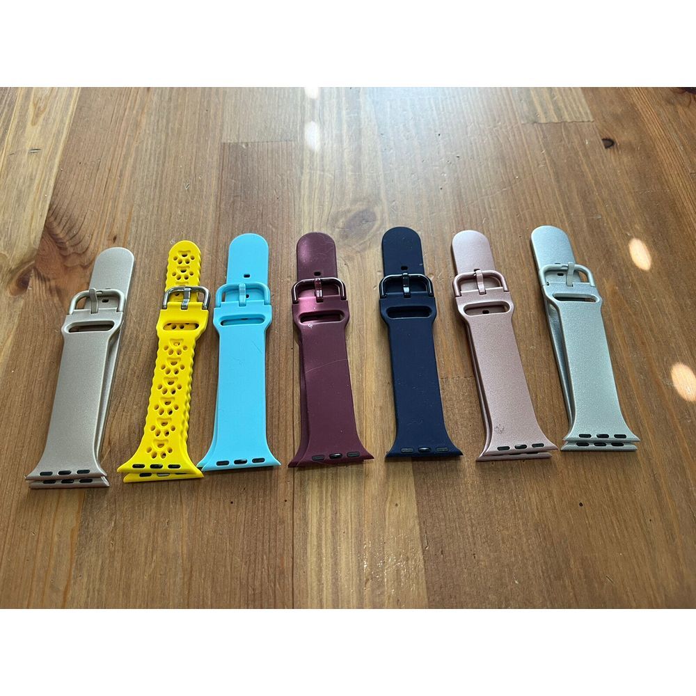 Lot Of 7 38-40 Mm Apple Watch Bands